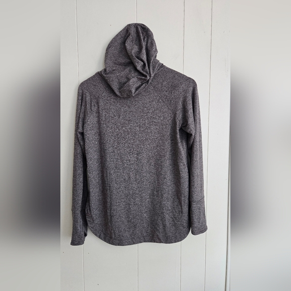 Athleta Gray Hooded Sweatshirt-Size S - Picture 7 of 7